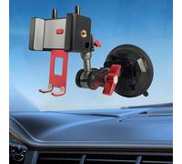 SPTSSWET Car Phone Holder with Strong Suction Cup Telescopic Arm for Car Windshield Dashboard One Button Release for All 4.0''-7.0'' Smartphones
