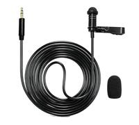 SPTSSWET Lavalier Microphone for DJI Mic 2 Transmitters, for Rode Wireless GO II 2 /Wireless Pro, Omnidirectional Condenser Wired Clip On Lav Mic for Stage YouTube Live Streaming, 3.5mm TRS
