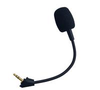 SPTSSWET Replacement Microphone Compatible with Kingston HyperX Cloud Alpha,Alpha S Pro for PS4 Xbox One Computer PC Gaming Headsets Detachable Microphone Noise Cancelling Mic,3.5mm Black
