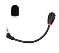 SPTSSWET Replacement Microphone Compatible with Kingston HyperX Cloud Flight,Flight S Wireless Gaming Headset for PC PS5 PS4 Xbox Series X,S Noise Cancellation with LED Mute Indicator Mic,Black