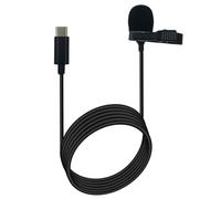 SPTSSWET Type C Lavalier Microphone Compatible with DJI Osmo Action 4 3 2 Camera Clip-on External USB C for DJI Osmo Pocket 2/3 for DJI Pocket 2 Gimbal Camera for Insta360 X2 X3 X4,4.9ft