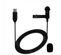 SPTSSWET Type C Lavalier Microphone Compatible with iPhone 15 Pro Max,for Galaxy S23 /S22 /S21 Smartphone,Android iPad 10 iPad Pro Air 5 4 Computers PC for Vlogging Interviews Live Streaming,5ft