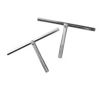 Spudulica Aluminium Manhole Lifting Keys - Set of 2 - ONLY Keys Threaded Replacement/Spare Cover Lid Lifters (DS-60 (M8 Thread)) Not Generic