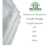 Spudulica Cut 200Gsm Non Woven Membrane Heavy Duty Projects & Drainage Filter Layer Fabric 2.25X100M 225M2 Area