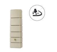 Spudulica Water Butt Tank Tall & Slim Beige & Downpipe Diverter 330L