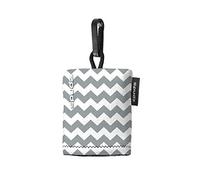 SPUDZ Classic | Microfiber Cloth Screen Cleaner and Lens Cleaner | Open Bottom | Gray Chevron | 10 x 10 Inches