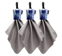 SPUDZ Classic Microfiber Lens Cleaner - Clip-On Pouch, Washable - for Binoculars, Scopes, Glasses, Screens | Cat, 6 x 6 Inch (3-Pack)