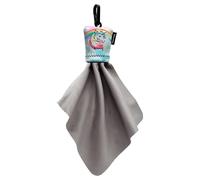 SPUDZ Classic Microfiber Lens Cleaner - Clip-On Pouch, Washable - for Binoculars, Scopes, Glasses, Screens | Pastel Unicorn, 6 x 6 Inch