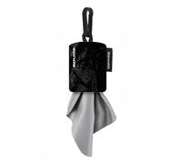 SPUDZ Classic Microfiber Lens Cleaner - Clip-On Pouch, Washable - for Binoculars, Scopes, Glasses, Screens | Stealth Shadow, 6 x 6 Inch (2-Pack)