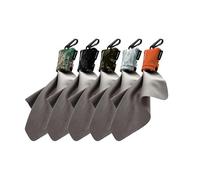 SPUDZ Outdoor Variety Pack 6 x 6 Microfiber Towel Neoprene Pouch, Premium Microfiber Cleaning Cloth for Laptops, Lenses, Cameras, Glasses, Windows, Screens, and More Variety Pack