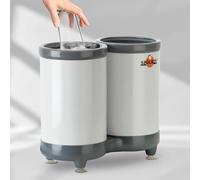 Spülboy Original Twin-GoT Countertop Dishwasher, Stainless Steel, Clear/Transparent, 2-Stage Telescopic Valve