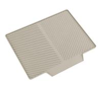 Spülen Model Nelia Dish Drying Mat Dishwasher Safe Kitchen Aid Dish Drying Mat with Groove Structure Made of Plastic 34 x 3 x 40 cm Beige