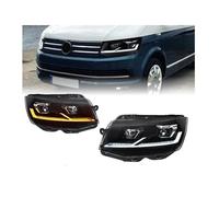 SPUFKGE Lamp Assembly 2 Piece Car For VW For Multivan T5 T6 Headlight 2014-2019 Head Lamp LED DRL Turn Signal High Beam Projector Lens Accessories Running Lights