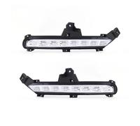 SPUFKGE Lamp Assembly 2piece For KIA For RIO K2 2015 2016 Super Bright Car Styling DRL Daytime Running Light Fog Lamp Modification Turn Signals Running Lights(White and Yellow)