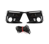 SPUFKGE Lamp Assembly 2piece Sequential Turn Signal Fog Lamp Bezel Car LED DRL Daytime Running Light For Subaru For WRX For STI 2018 2019 2020 2021 Running Lights