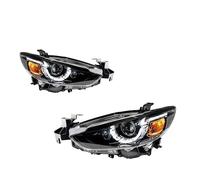 SPUFKGE Lamp Assembly Car Headlights For Mazda 6 For Atenza 2014 2015 2016 Full Led Headlamp Assembly Upgrade High Configure Projector Lens Accessories Kit Running Lights(Without bulb)