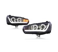 SPUFKGE Lamp Assembly Car Light LED Headlights For Lancer For EVO X 2010-2022, With Dynamic Turn Signal, Demon Eye, Day Lights Running Lights(With D2H)