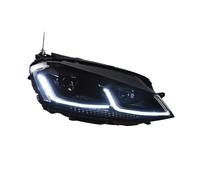 SPUFKGE Lamp Assembly Car Styling For VW For Golf 7.5 LED Headlight 2013-2020 For Golf 7 Headlights DRL Hid Head Lamp Dynamic Signal Bi Xenon Accessories Running Lights(Black All LED)
