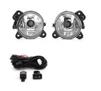 SPUFKGE Lamp Assembly Fog Lights LED For VW For Crafter T5 For Transporter For Skoda For Fabia Mk1 Mk2 Fog Light For VW For Polo For Golf Fog Lamp Running Lights(Halogen and Wires)