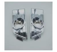 SPUFKGE Lamp Assembly For Edge 2007 2008 2009 2010 Fog Lamp Chrome Bezel Front Fog Light Cover 7T4Z17E810B 7T4Z17E811B Running Lights(Left and Right)