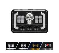 SPUFKGE Lamp Assembly For Jeep For Wrangler For Off-road Vehicle DRL Motorcycle Car Light 5 Inch LED HeadLight Square HeadLamp 150W 25000LM Headlight Running Lights(1 piece)