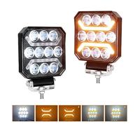 SPUFKGE Lamp Assembly For Truck SUV Boat Working Light 6000K 30V LED Worklight 4 Inch Angel Eyes Super Bright Worklight 160W 16000LM For Offroad Fog Light Running Lights(2 piece)
