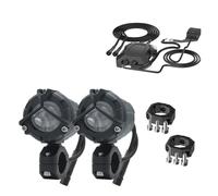 SPUFKGE Motorcycle Front Head light For Car Motorcycle ATV Work Light Headlight LED Projector Lens Off Road Accessories 4x4 Fog Lights Spotlight Bar