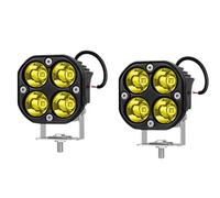 SPUFKGE Motorcycle Front Head light For Car Truck 4x4 Off Road ATV 3 Inch Led Work Spotlights 12V 24V Pod Lights Headlights For Motorcycles Flood Bar Fog