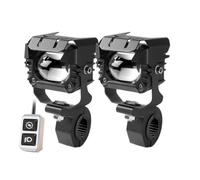 SPUFKGE Motorcycle Front Head light For Dirt Bike Car Trucks SUVs UTV ATV 100W LED Motorcycle Spotlight Fog Lamp Auxiliary Flash Head Light 90W Demon Eyes 12V/24V