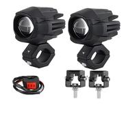 SPUFKGE Motorcycle Front Head light For Electric Scooter Off Road 4X4 SUV UTV 3Inch Motorcycle Fog Light Brighter Projector Additional LED Auxiliary Running Lights