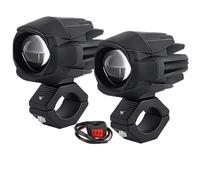 SPUFKGE Motorcycle Front Head light For Electric Scooter Off Road 4X4 SUV UTV 3Inch Motorcycle Fog Light Brighter Projector Additional LED Auxiliary Running Lights