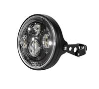 SPUFKGE Motorcycle Front Head light For Hornet 250 600 900 For CB1300 CB400 CB400SF CB1100 CB1100EX /7" LED Headlight Motorcycle H4 Headlamp Housing Trim Ring Bracket