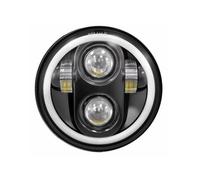 SPUFKGE Motorcycle Front Head light For Sportster For Iron 883 For Dyna For Triumph For Street For Speed For Triple 5 3/4" Headlamp Motorcycle .75 Inch LED Headlight/housing
