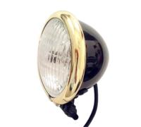 SPUFKGE Motorcycle Front Head light For Suzuki For Cafe For Racer Motorcycle 4.5" Classic Custom Headlight