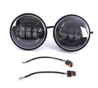SPUFKGE Motorcycle Front Head light For Touring For Electra For Glide For Road For King For Softail For Night For Train 7" LED Projector Headlight 4.5" Fog Passing Light
