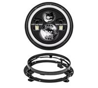 SPUFKGE Motorcycle Front Head light For Touring For Electra For Glide For Road For King For Street For 7inch LED Headlight +4.5inch Fog Lights 7" Bracket Mounting
