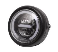 SPUFKGE Motorcycle Front Head light For Triumph For Bonneville For Speed For Twin For Trident 660/6.5 Inch LED Motorcycle Headlight Headlamp Halo Ring DRL