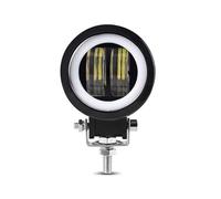 SPUFKGE Motorcycle Front Head light For Truck SUV UTV ATV Tractor Fog Lamp Motorcycle Universal 3" Work Light Angel Eye LED Portable Spotlights