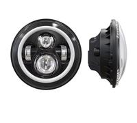 SPUFKGE Motorcycle Front Head light For V-Star For Drag For Star 650 1100 For Road For 1600 1700 For Royal 1300 4.5" Fog Lights Passing 7" LED Headlight Headlamp