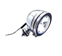 SPUFKGE Motorcycle Front Head light Universal For Suzuki For Cafe For Racer Vintage Motorcycle Patrol Car Metal Chrome Coating Headlight Left Right Fog Light