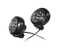 SPUFKGE Motorcycle Head Lamp 2Piece LED Headlights For Banshee 1987-2000 2001 2002 2003 2004 2005 2006 Lens Bulbs Lights Grills For Warrior 350 Front Headlight