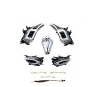 SPUFKGE Motorcycle Head Lamp For T-max 530 2012 2013 2014 2015 2016 For Tmax530 LED Signal Turn Lights Front Rear Tail Brake Lamp Indicators Front Headlight(Clear)