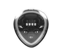 SPUFKGE Motorcycle Head Lamp For XV1900 For Stratoliner For Midnight Star For Roadliner 2006 2007 2008 2009 2010 2011 2012-2017 LED Headlight Front Headlight