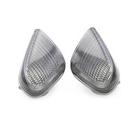 SPUFKGE Motorcycle Head Lamp For ZZR 1100D 1993-2001 For ZX 11 For NINJA Motorbike Indicators Front Rear Tail LED Turn Signal Light Cover Front Headlight(Rear smoke)