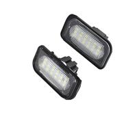 SPUFKGE Number Plate Light 2x For Benz C CLK Class W203 C209 W209 LED License Plate Lights Car Luz Number Plate Lamps Replacement NO Error Car License Plate Lights