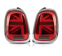 SPUFKGE Rear lights shell LED Tail Lights Lens Rear Lamp With Animation UNION JACK LCI RED For Mini For Cooper F55 F56 F57 2014-2019(2PCS C)