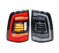SPUFKGE Rear lights shell LED Tail Lights Sequential Yellow Turn Signal Clear Rear Lamps Assembly For Dodge For Ram 4th Gen 1500 2500 3500 2009-2018