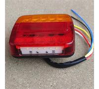 SPUFKGE Rear Tail Light Lamp 12V Taillight Turn Signal Indicator 26 LEDTail Light Car Number Plate Light Rear Reverse Brake Stop Lamp Trailer Truck For Caravan(2pcs)