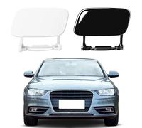 Spulhc Car Front Bumper Headlight Washer Cover for Audi A4 2013-2016,Headlamp Jet Spray Cap,Left/Right,A-Unpainted-Left