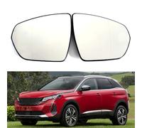 Spulhc Car Heated Rearview Mirror Glass For Peugeot 3008 2017-2022, Outside Door Side Mirror, With Heating Lens,A-Left